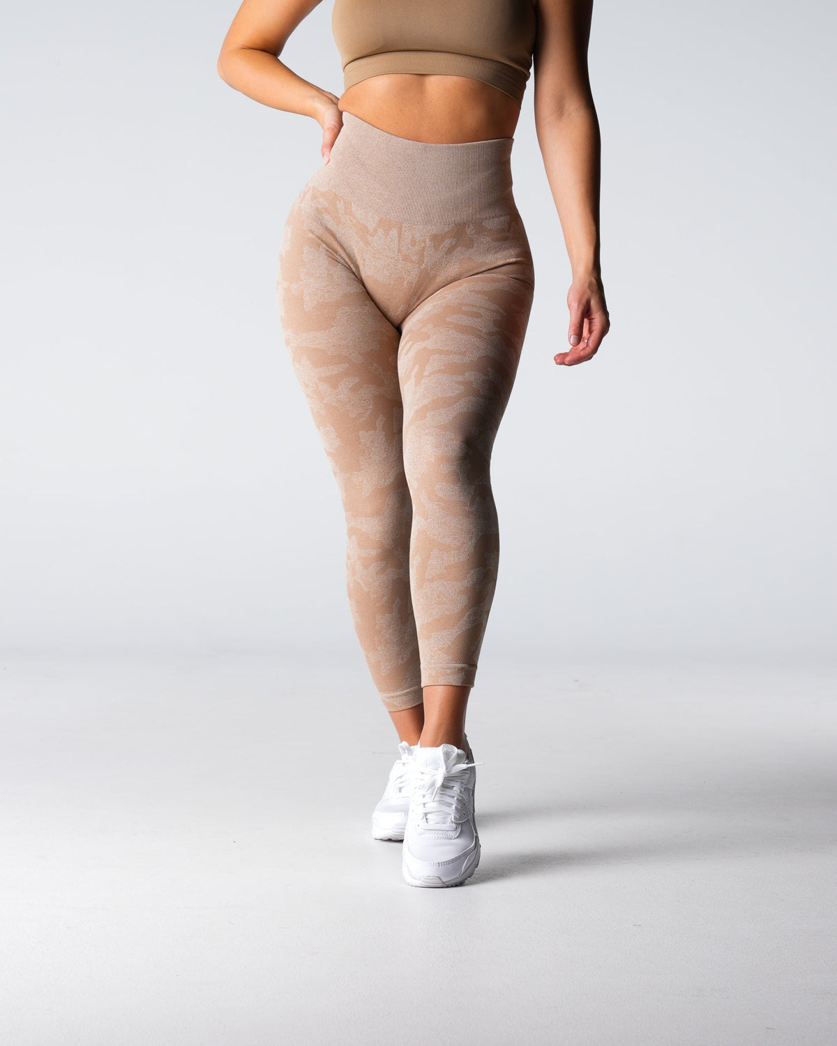Beige Camo Seamless Leggings