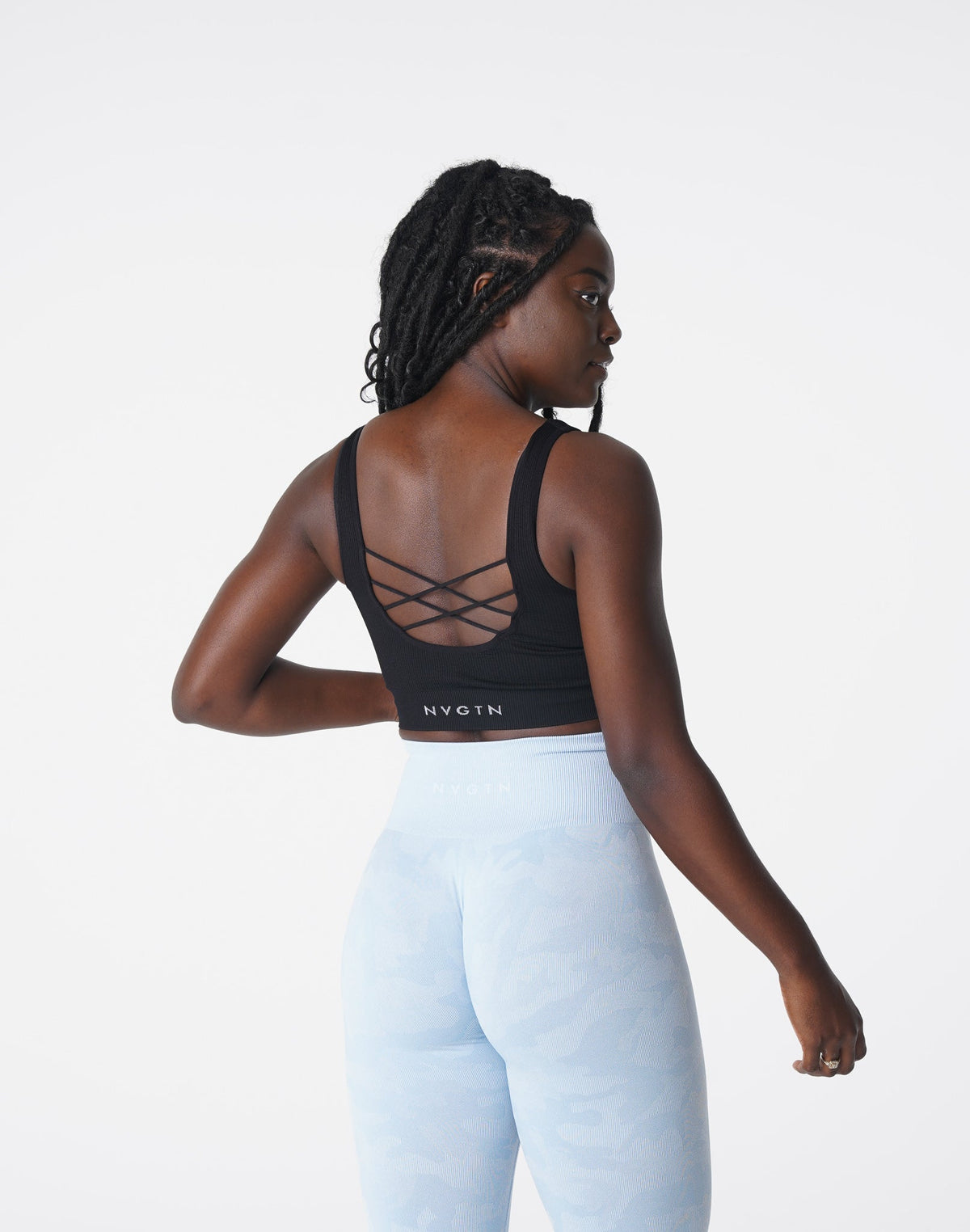 Black Desire Ribbed Seamless Bra