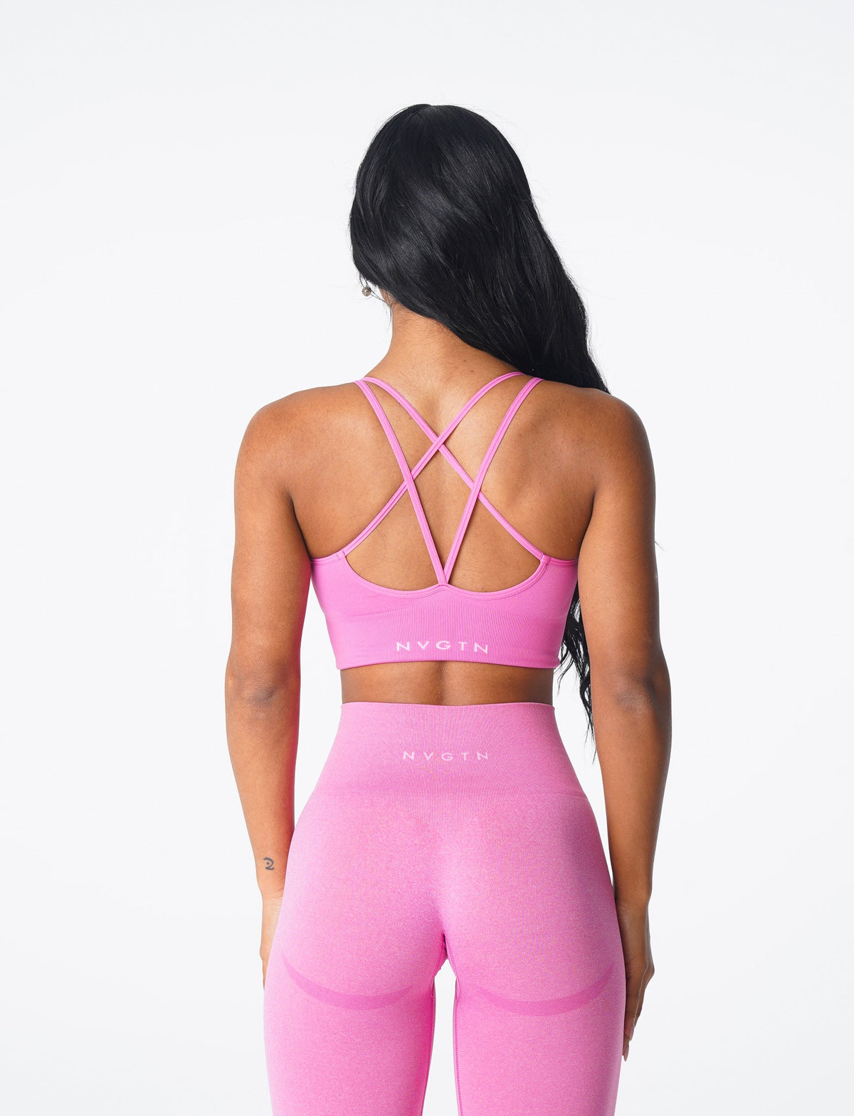 Bubble Gum Pink Flourish Seamless Bra