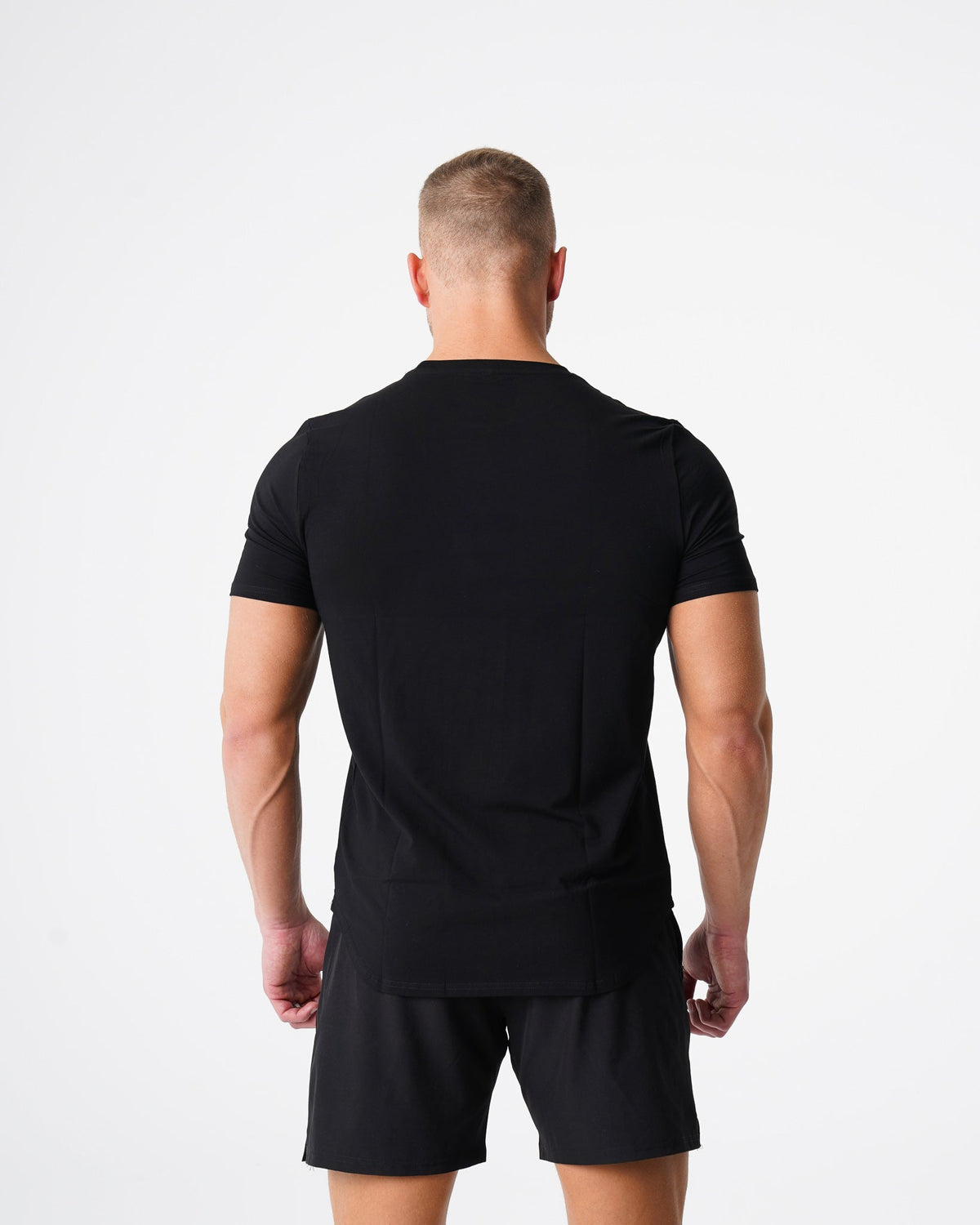 Black Pulse Fitted Tee