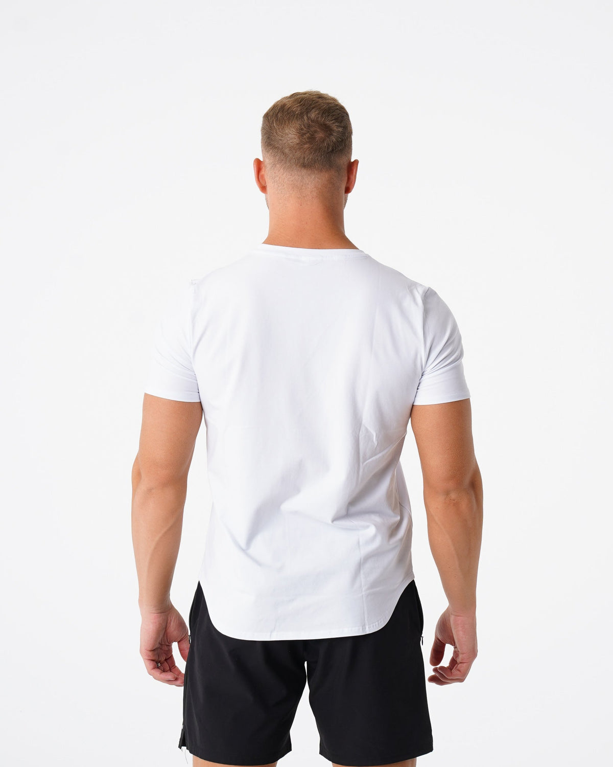 White Pulse Fitted Tee