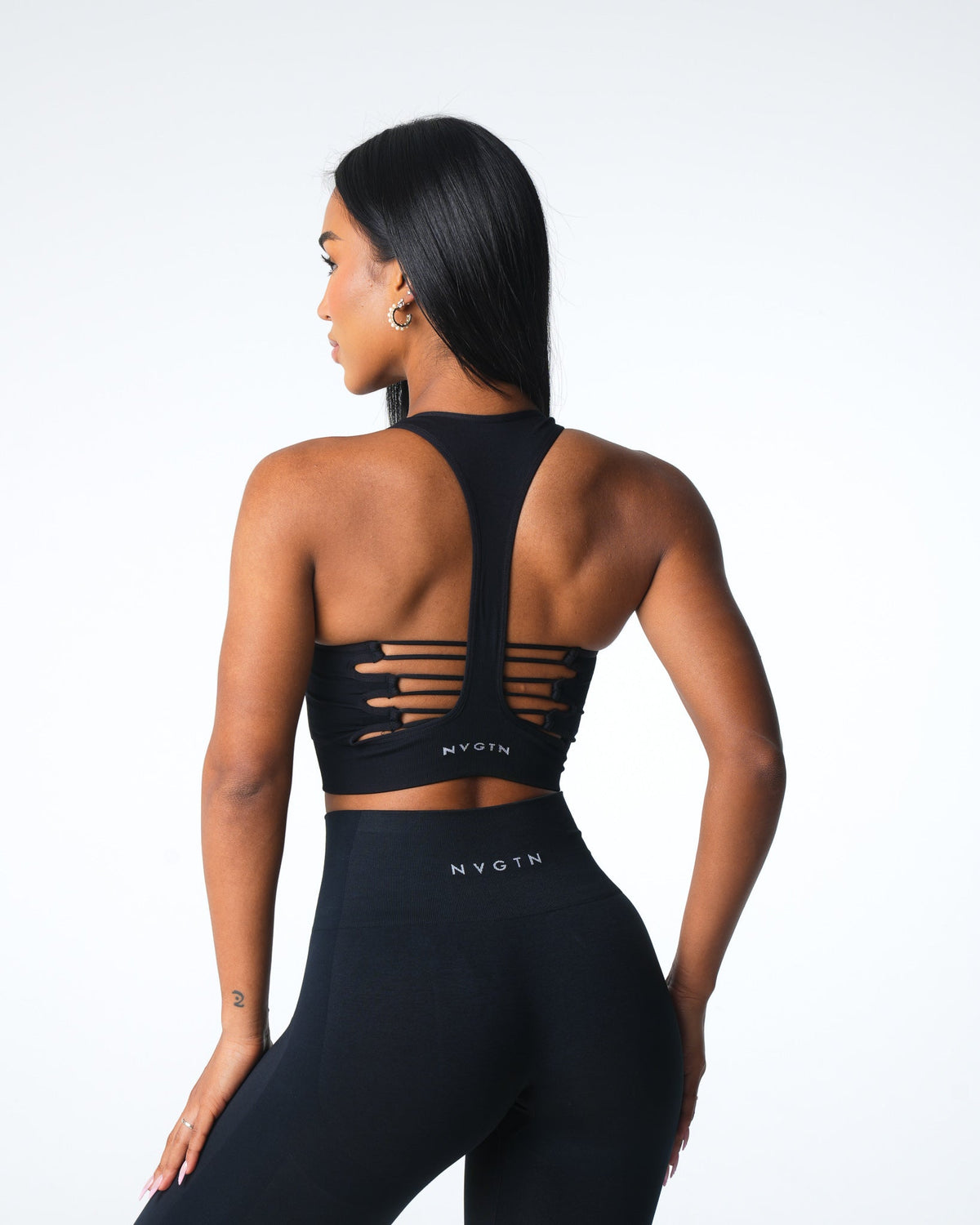 Black Resilience Seamless Bra