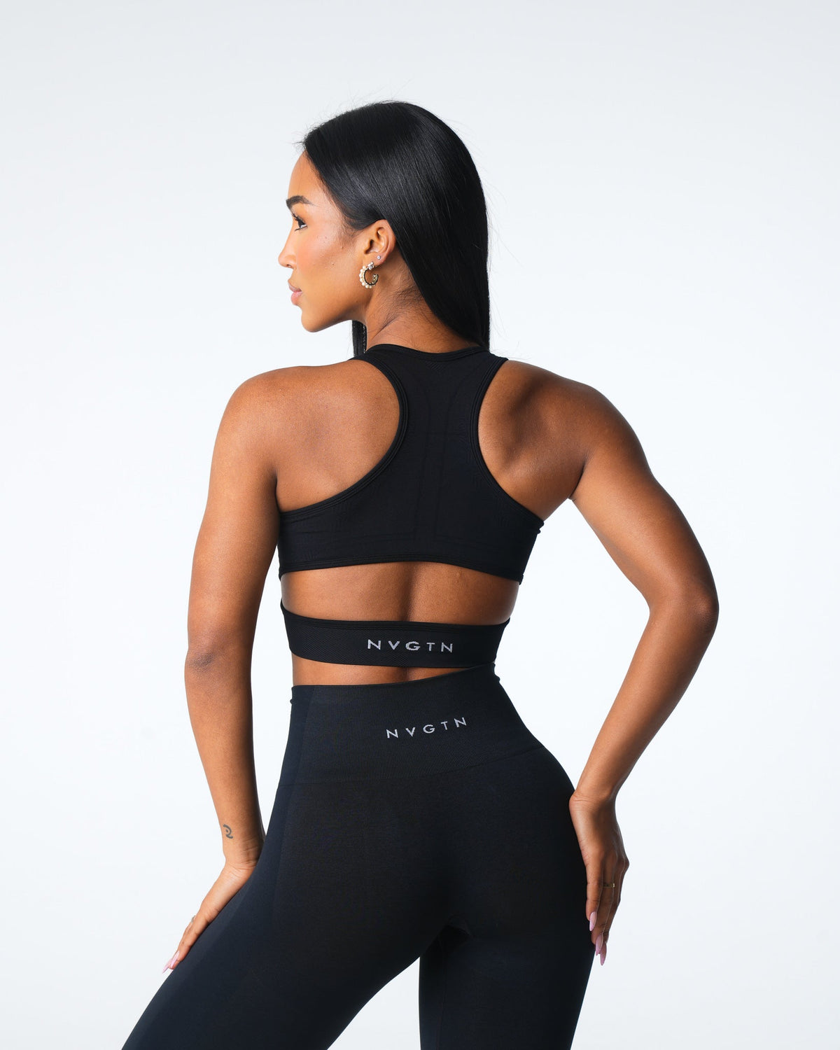 Black Rise Seamless Bra