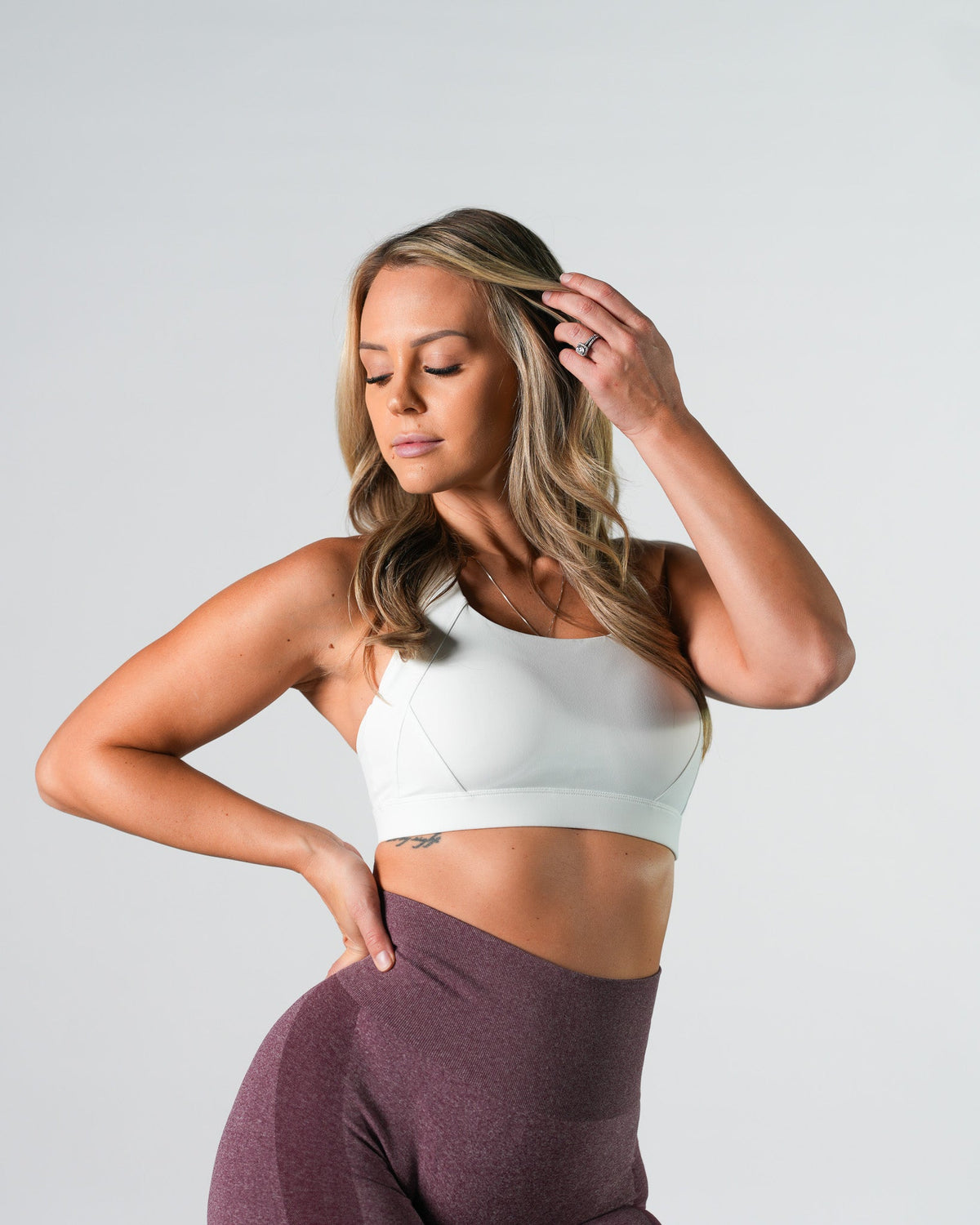 White PowerTech Bra