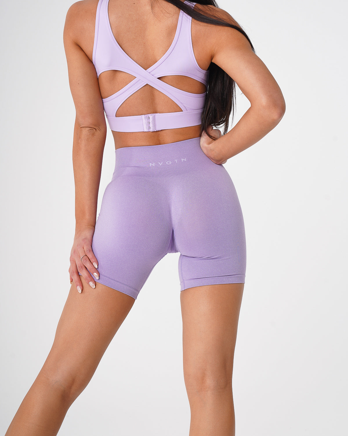Lilac Pro Seamless Shorts