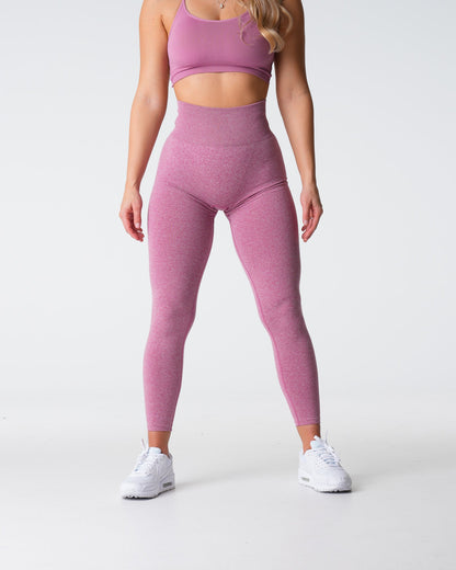 Pastel Pink Scrunch Seamless Leggings