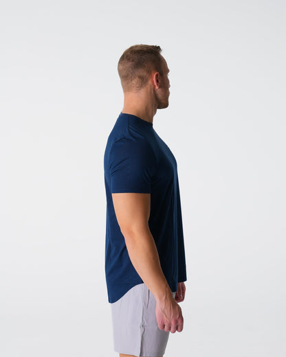 Navy Pulse Fitted Tee