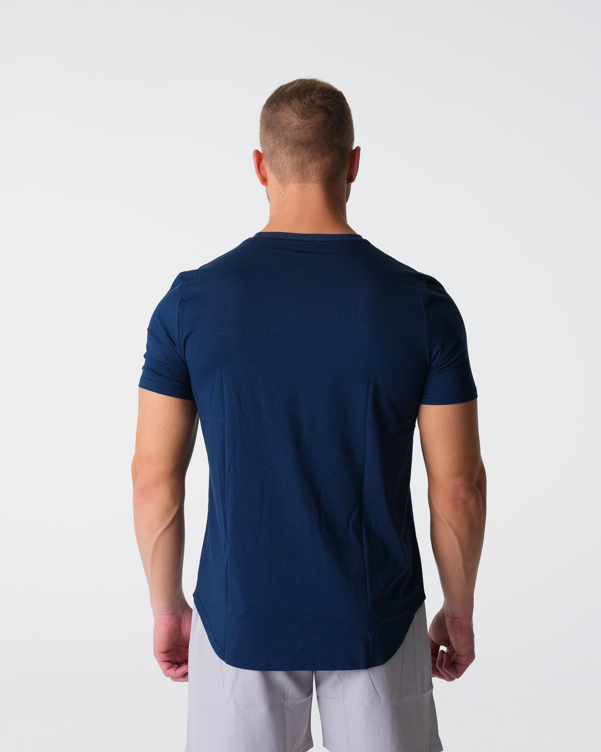 Navy Pulse Fitted Tee