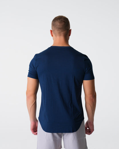 Navy Pulse Fitted Tee