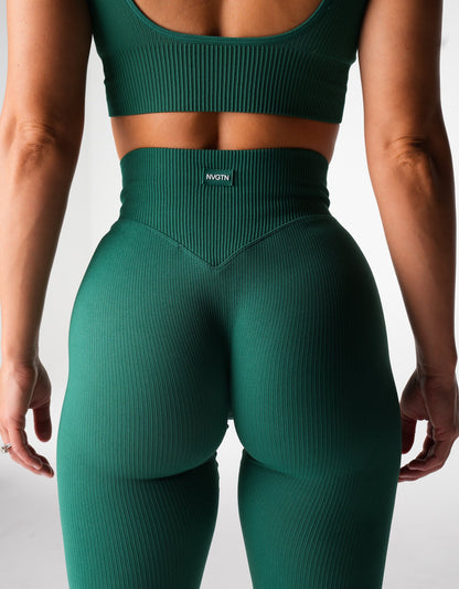 Balsam Harmony Ribbed Seamless Flare Leggings