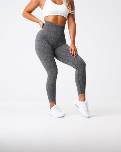 Black Speckled Scrunch Seamless Leggings