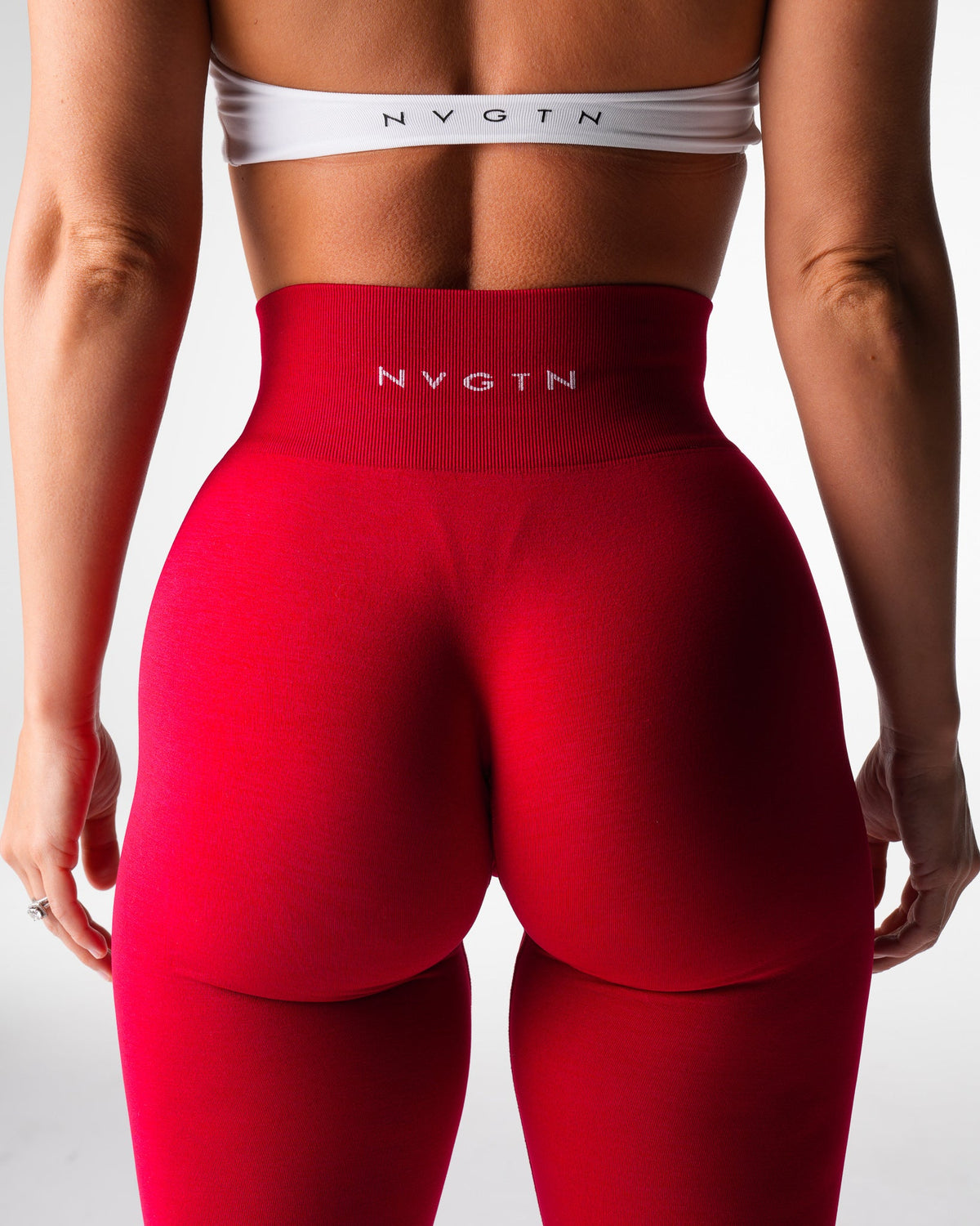 Cherry Red Discover Seamless Leggings