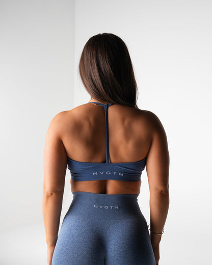 Slate Blue Wander Seamless Bra