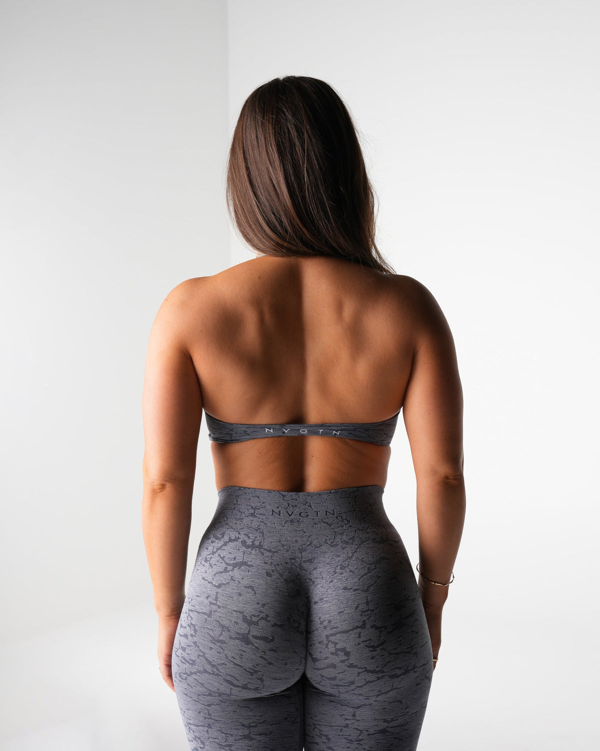 Grey Breakthrough Stunner Seamless Halter Bra
