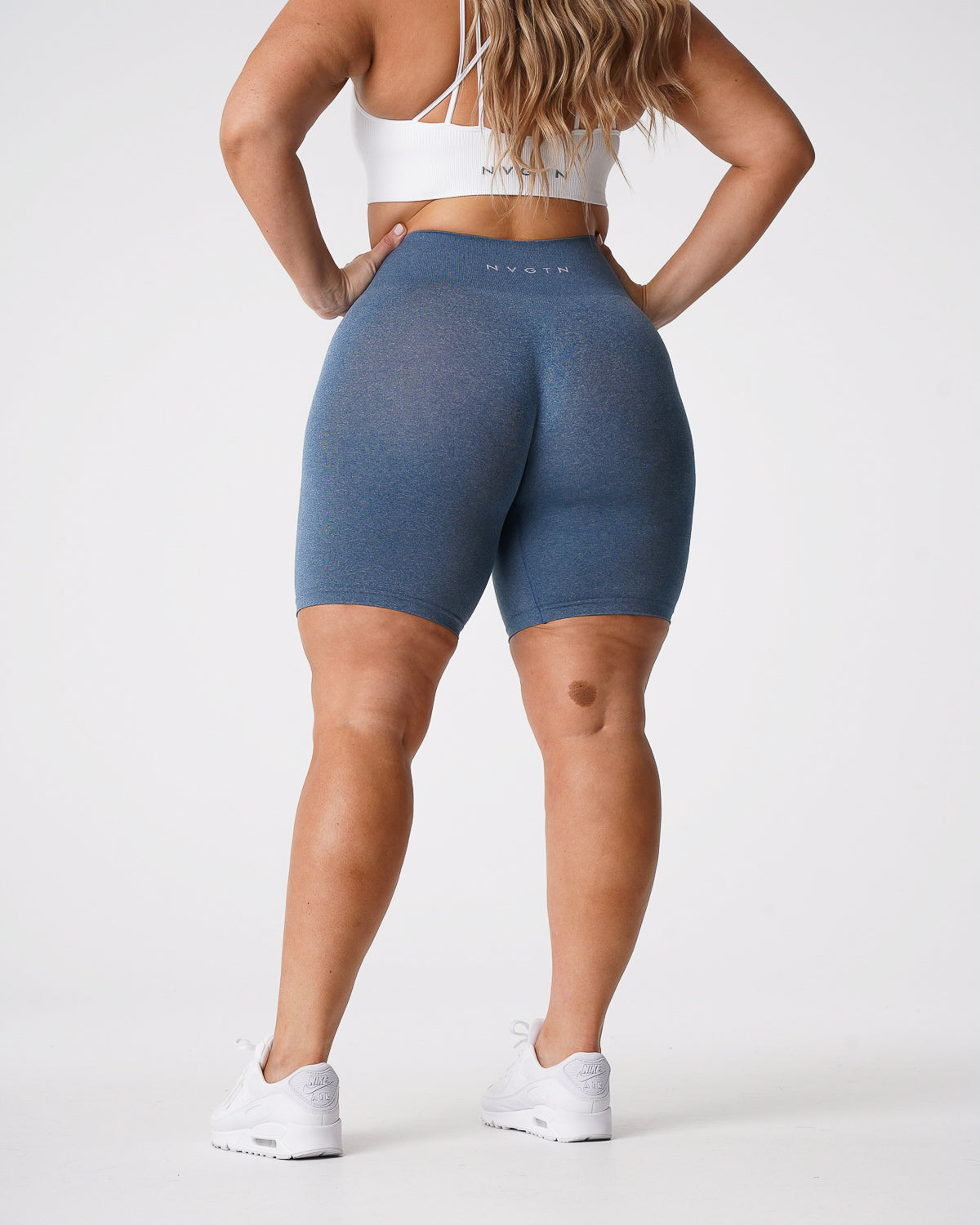 Slate Blue Pro Seamless Shorts