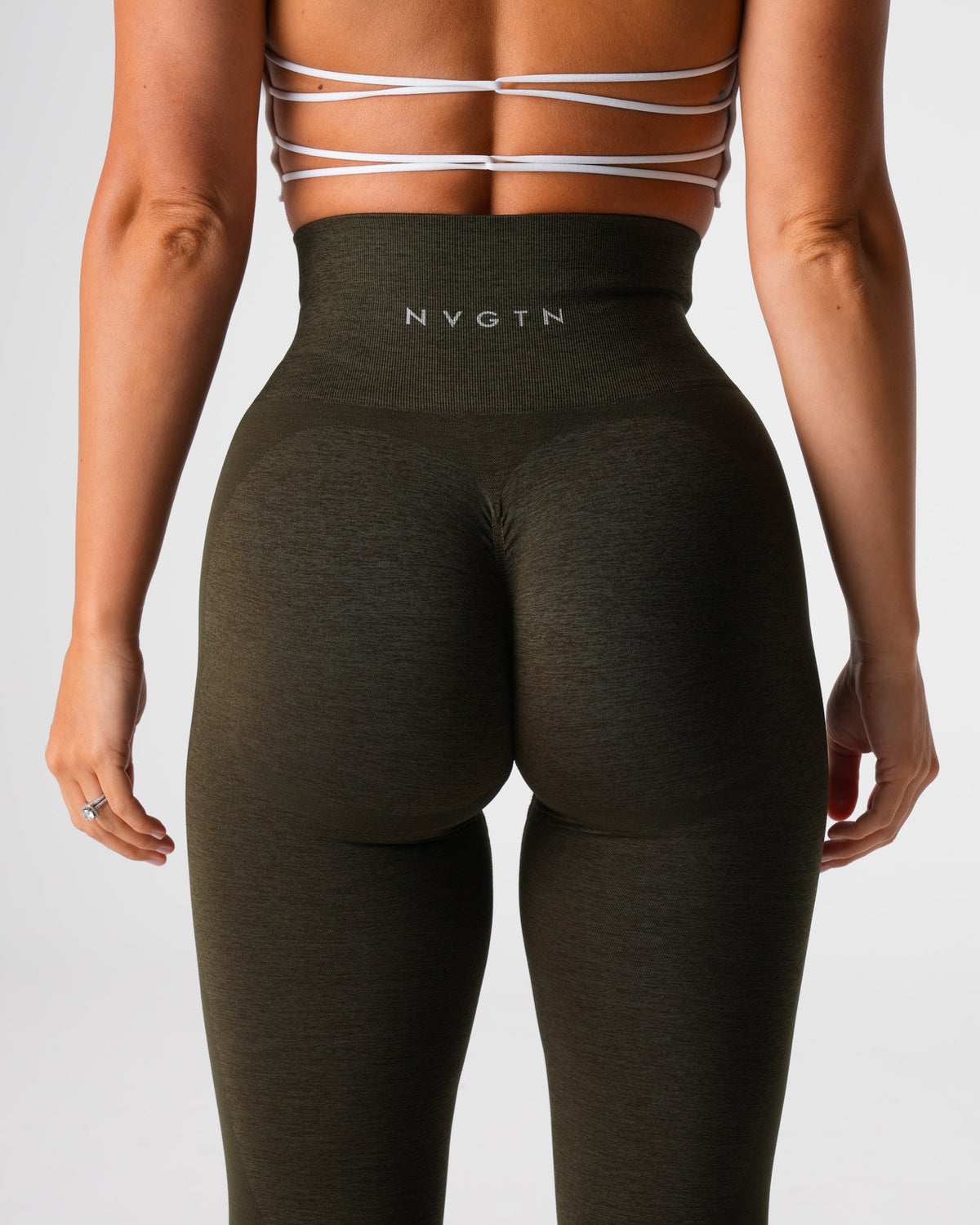 Olive Contour 2.0 Seamless Leggings