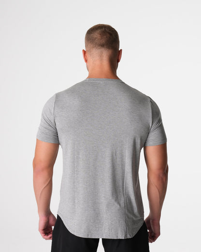 Grey Tech Fitted Tee