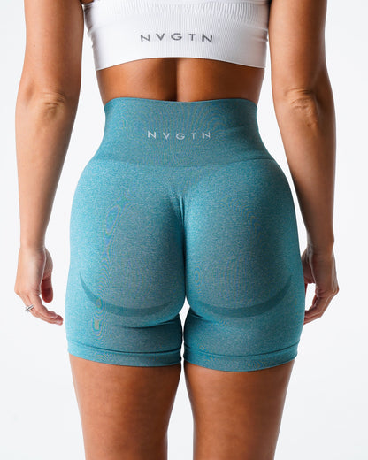 Teal Contour Seamless Shorts