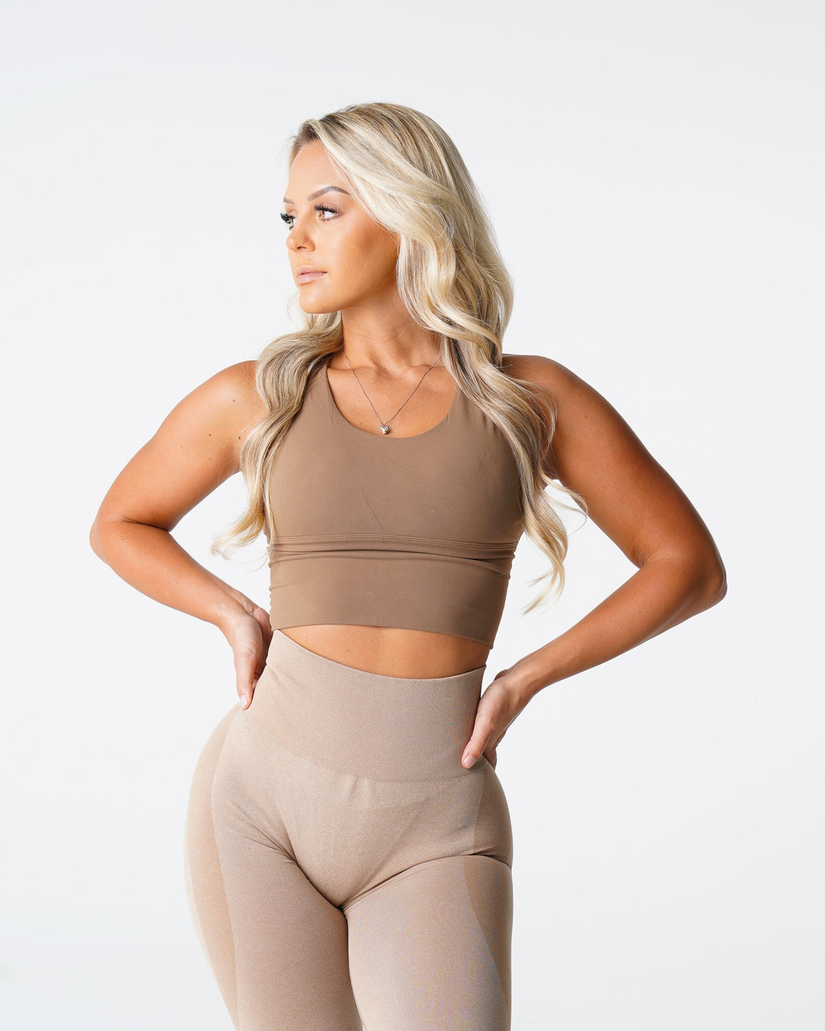 Mocha Matrix Bra Top