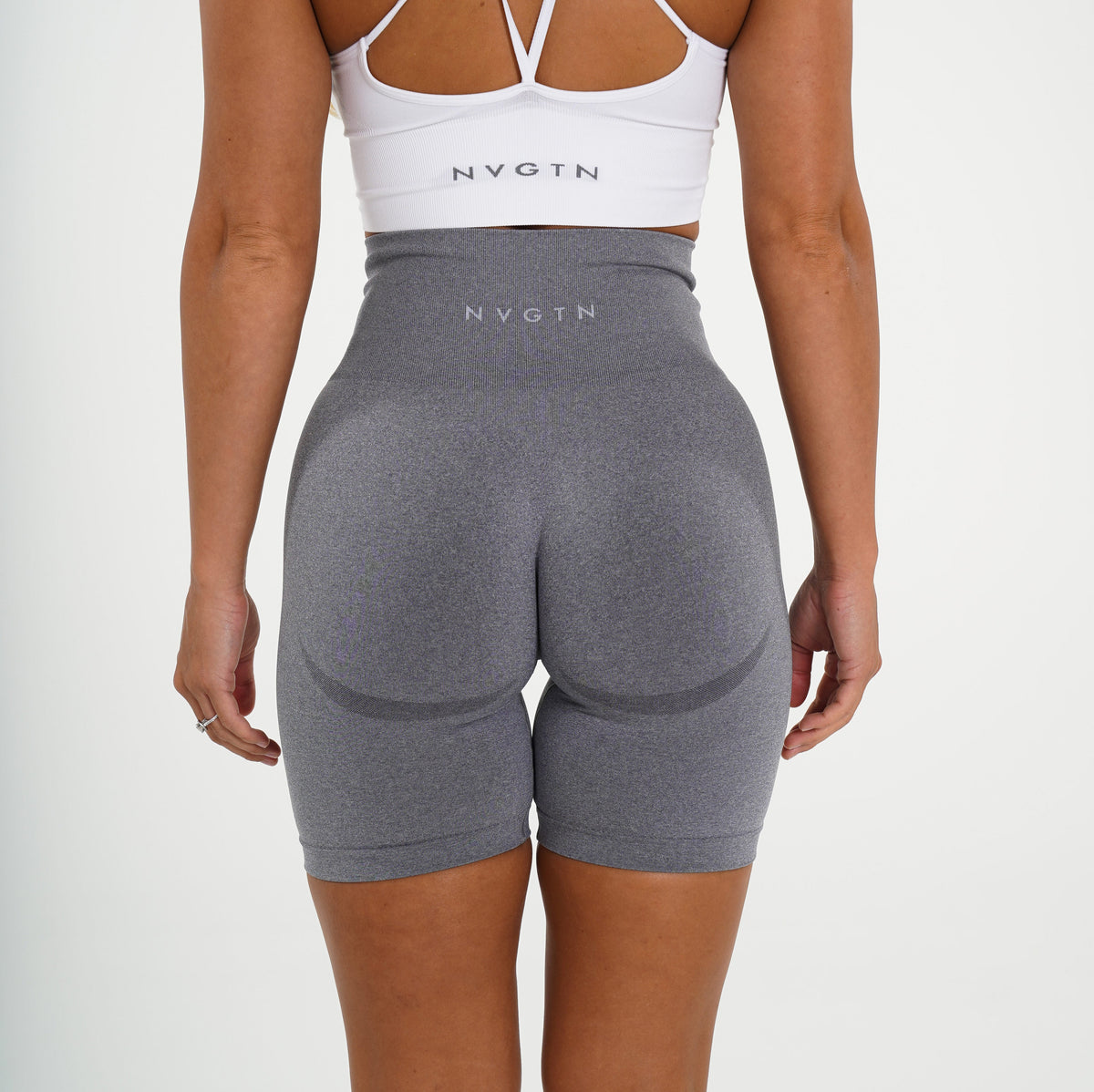 Grey Biker Shorts