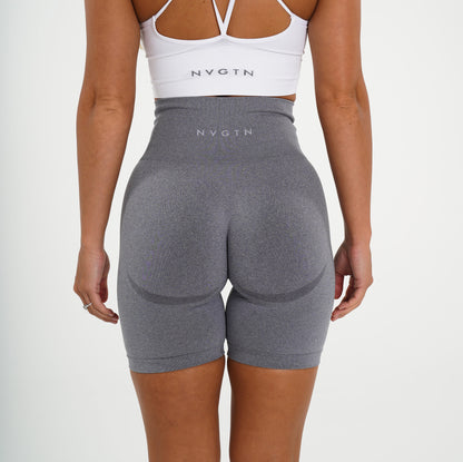 Grey Biker Shorts