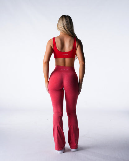 Cherry Crush Iconic Seamless Flare Leggings