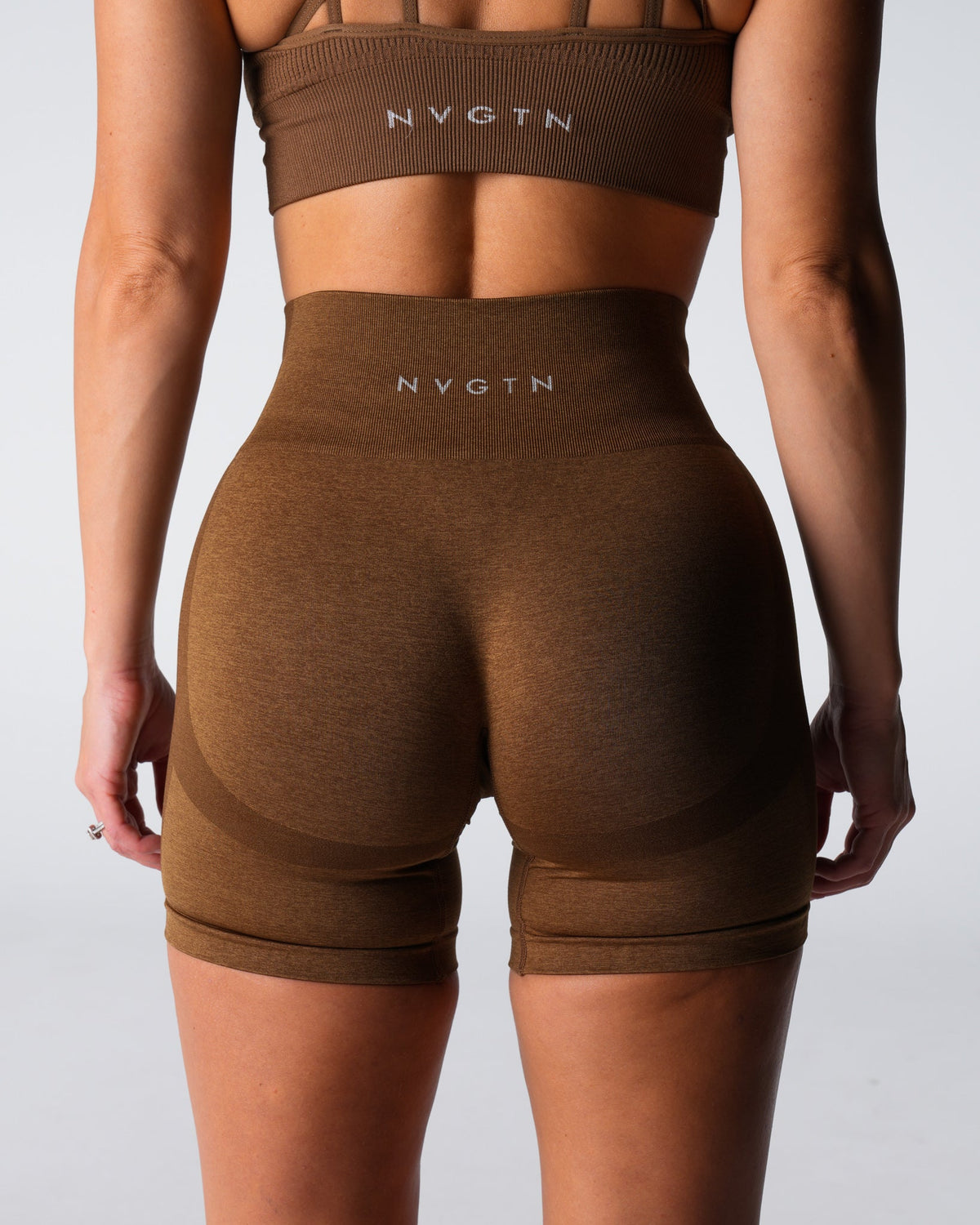 Mocha Performance Seamless Shorts