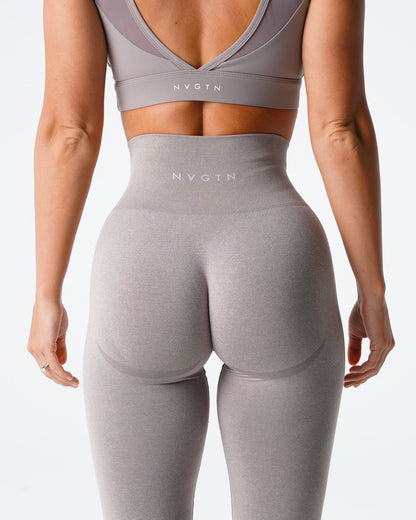 Taupe Contour Seamless Leggings