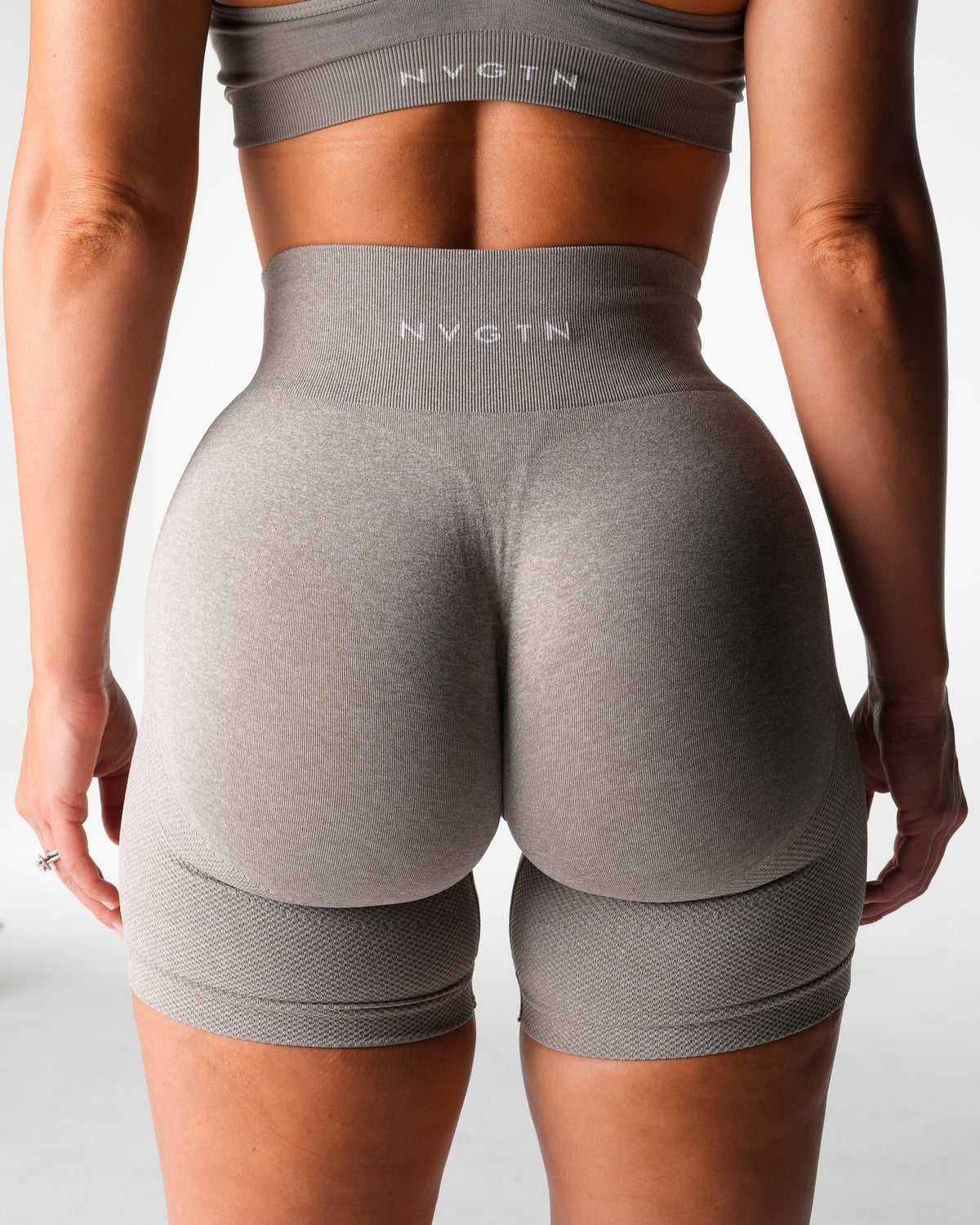 Taupe Lift Seamless Shorts