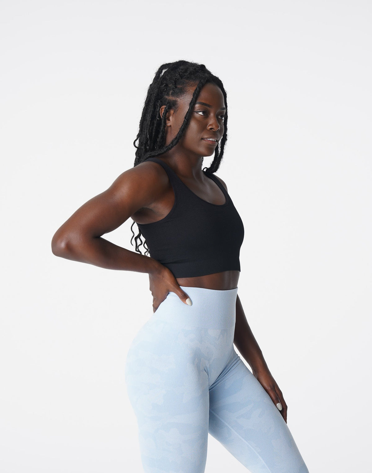Black Desire Ribbed Seamless Bra
