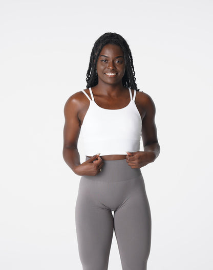 White Poise Bra Top