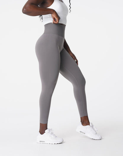 Charcoal Solid Seamless Leggings