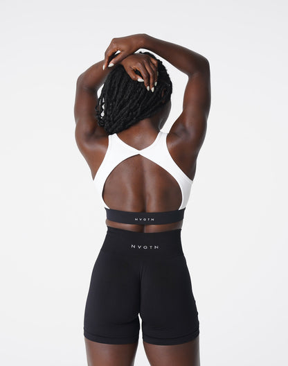 White Agility Bra