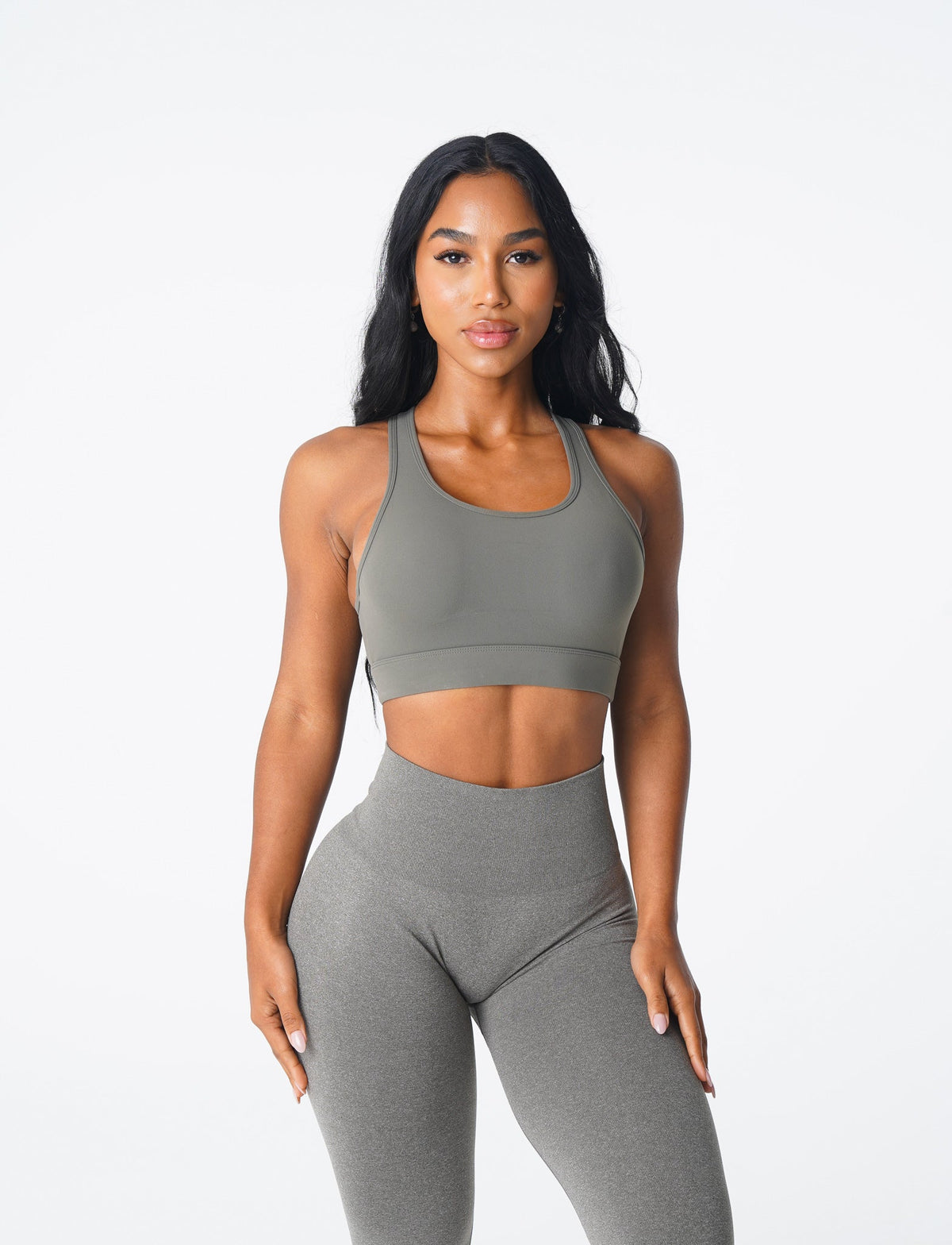 Khaki Green Trio Bra
