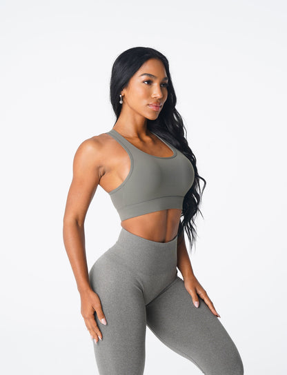 Khaki Green Trio Bra