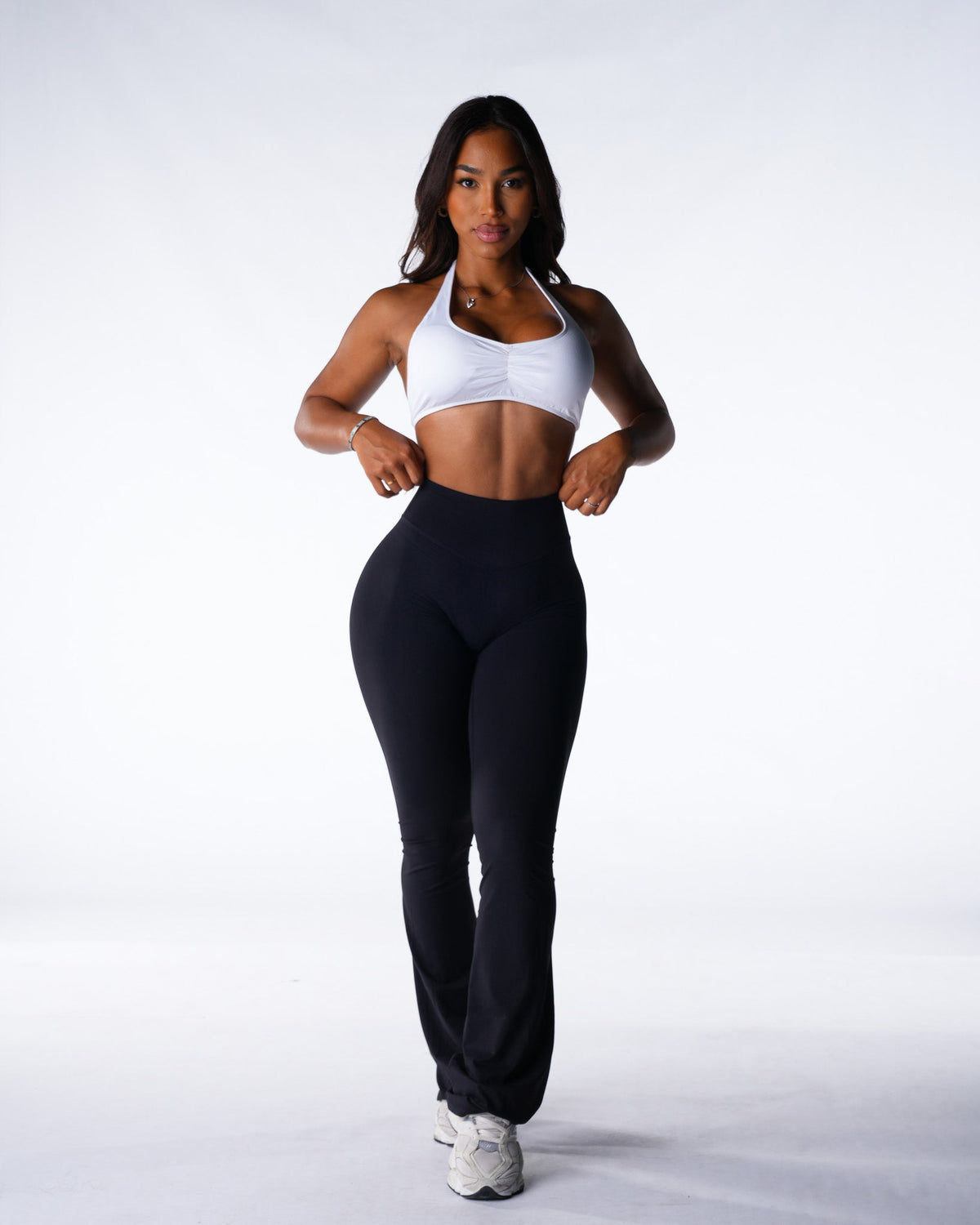 Black Aera Flare Pants