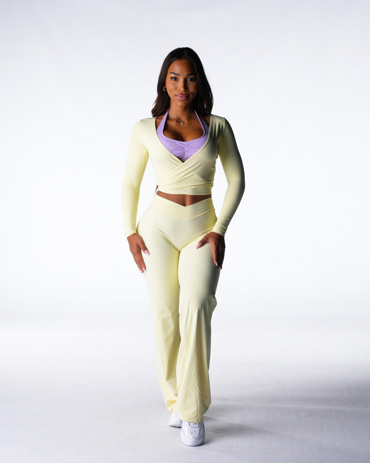 Limoncello Solace Wrap Top