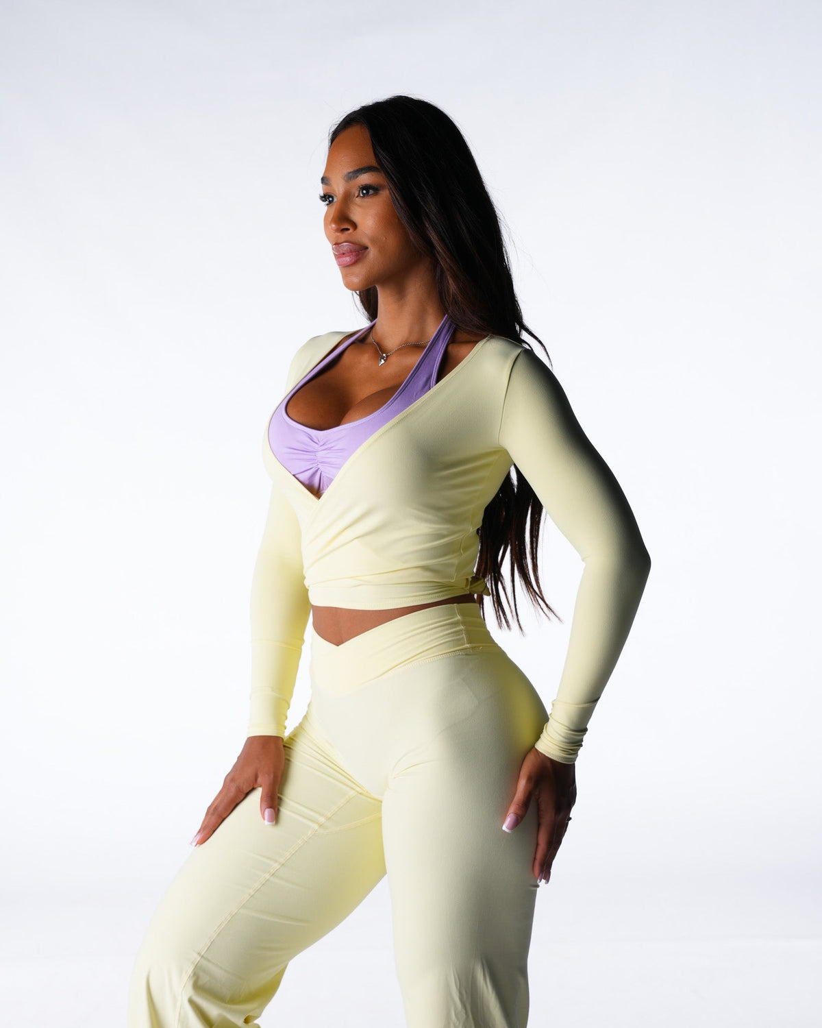Limoncello Solace Wrap Top
