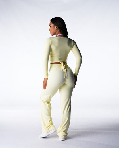 Limoncello Solace Wrap Top