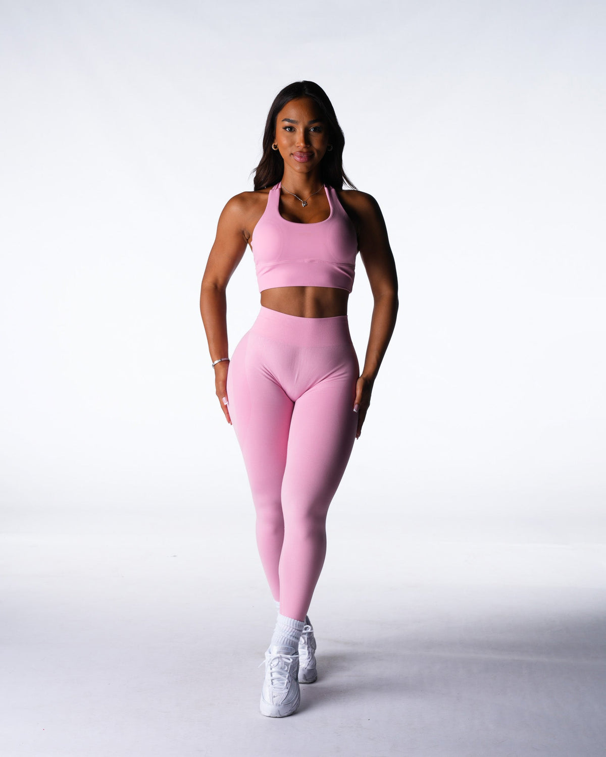 Guava Mid Rise Contour Seamless Leggings