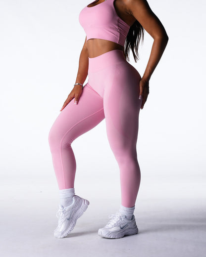 Guava Mid Rise Contour Seamless Leggings