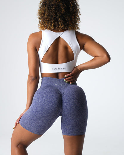 Indigo Scrunch Seamless Shorts