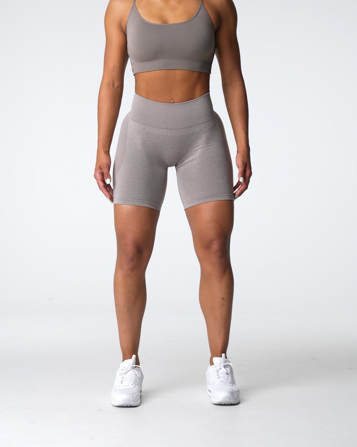 Taupe Contour Seamless Shorts