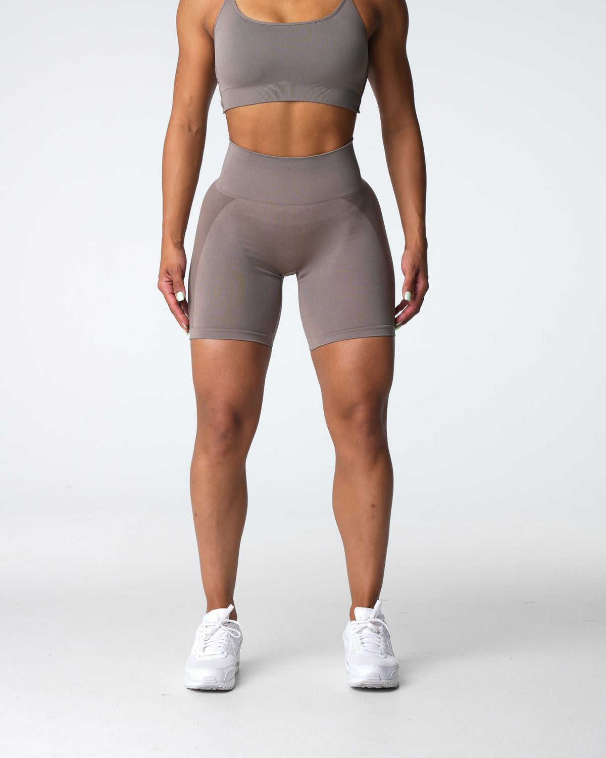 Taupe Contour 2.0 Seamless Shorts