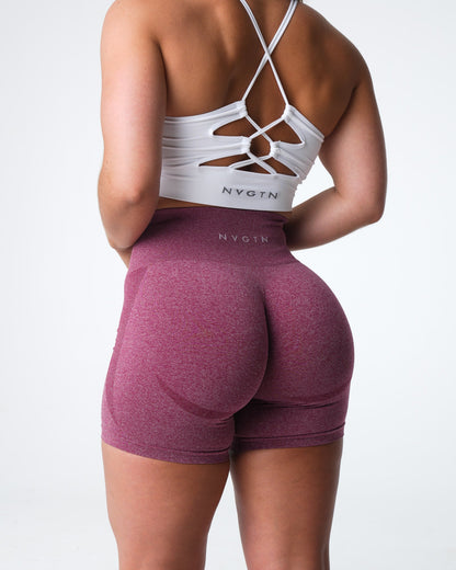 Maroon Contour Seamless Shorts