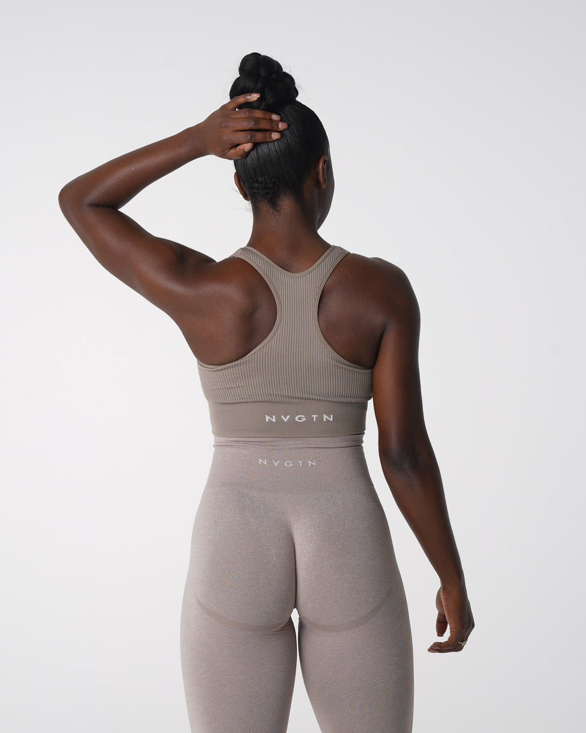 Taupe Cinched Seamless Bra