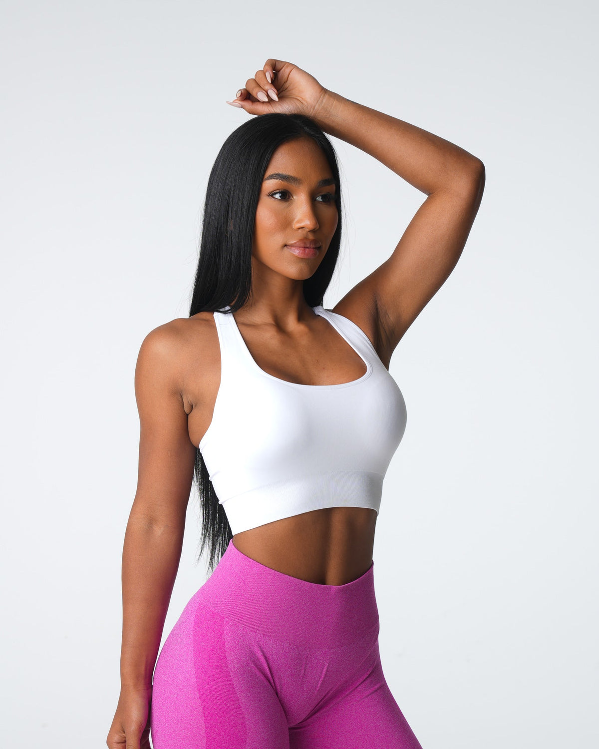 White Thrive Seamless Bra