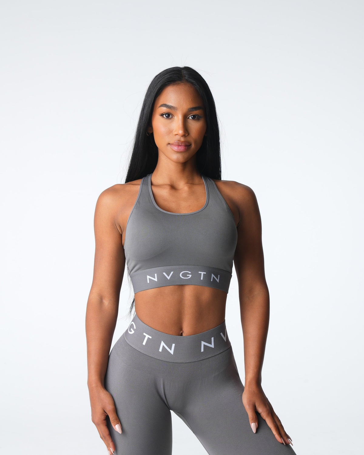Charcoal Legacy Sport Seamless Bra