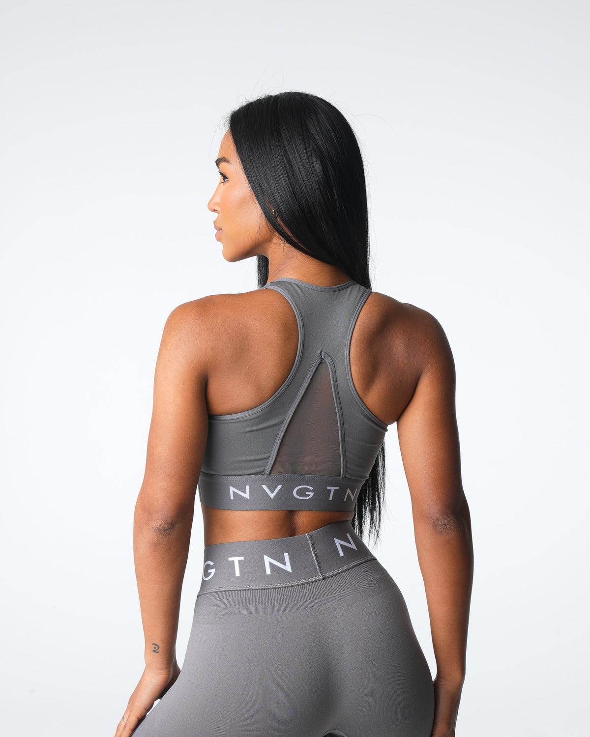 Charcoal Legacy Sport Seamless Bra