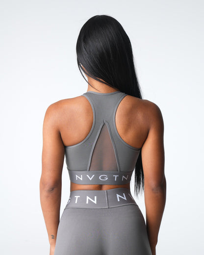 Charcoal Legacy Sport Seamless Bra